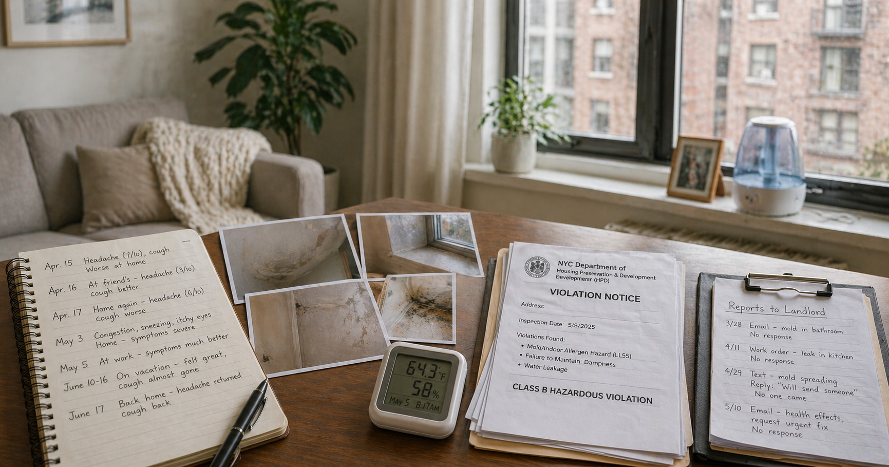 When Your Apartment Affects Your Health: How to Document and Prove the Connection